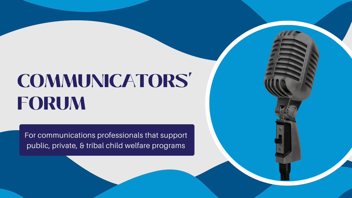 NCWWI's tweet image. Today, we're hosting a Communicators' Forum to discuss using the information in the #WorkWith Purpose Recruitment Toolkit, bit.ly/WWPtoolkit, to support communication about working in #childwelfare. Join us at 2 pm EDT. Register: conta.cc/40zMsze