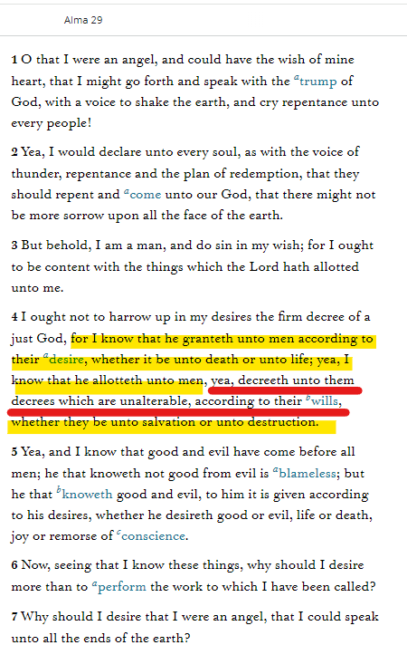 CLURT1847's tweet photo. Why is it that #LDS/#Mormons ignore this passage?
In plain English, so that we could not err, it says God gives us what we ask for.
This means we must know that just because God decrees, it is not automatically his will at work!
#TrueDoctrine! https://t.co/GRSZ9G0Fgi