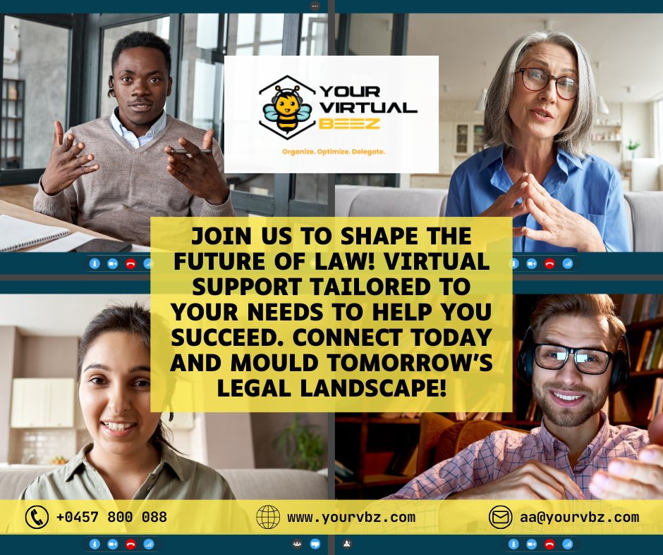 yourvirtualbeez's tweet image. They help law firms streamline their operations and adapt to the ever-changing legal landscape by handling things like document review, legal research, scheduling, and client communication.

#yvb #onlinebusiness  #entrepreneur #va #vas