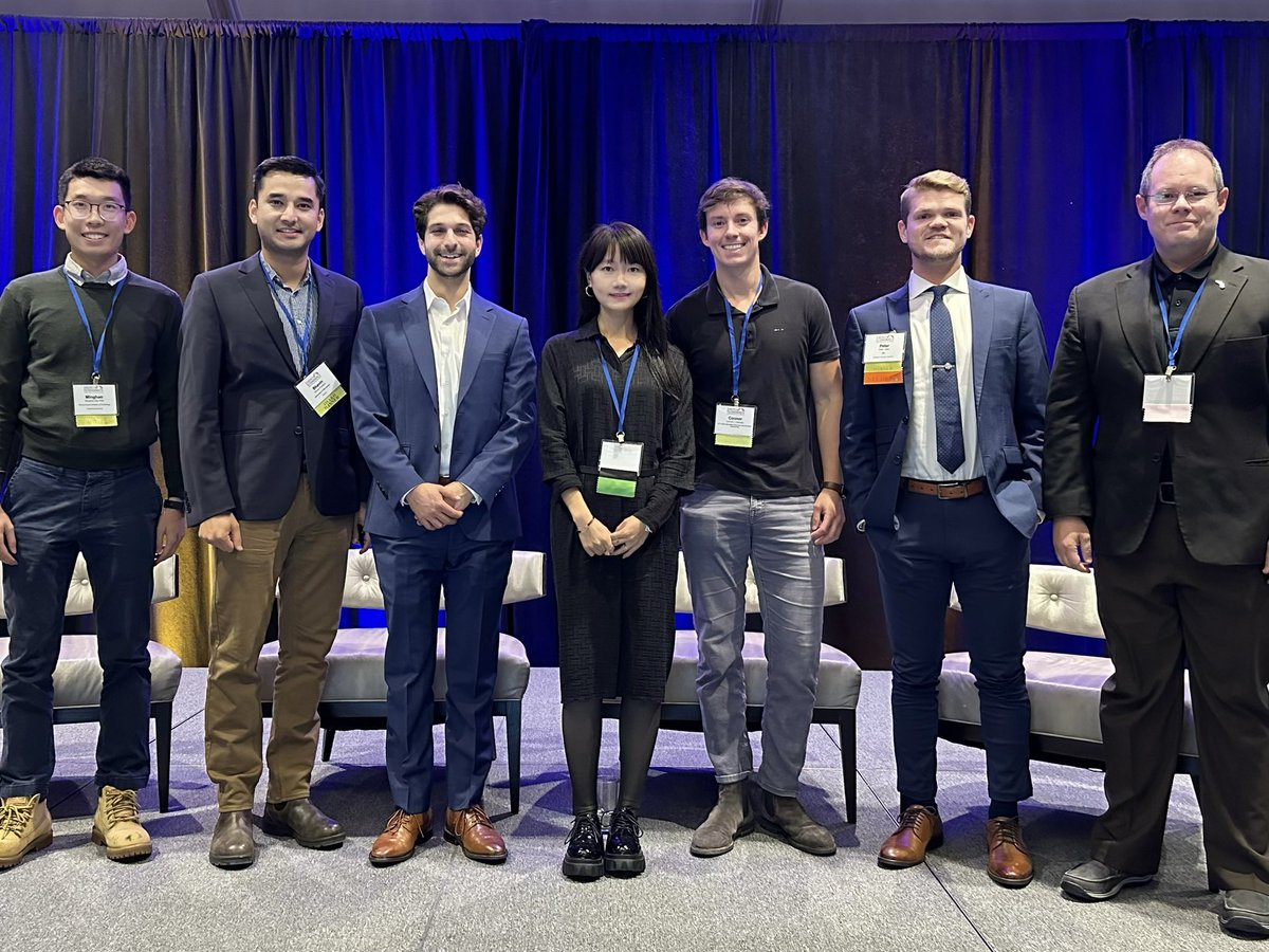 At #USAEE2023, we've honored Connor Colombe (@UTAustin) with the Best Student Paper award. Runners-up: Bhavin Pradhan (@UMNews), Peter Heller, & Michael Giovanniello (both @MIT). Thanks to judges @lucy_qiu_, Derek Olmstead, Minghao Qiu, and generous sponsorship from @EPRINews!