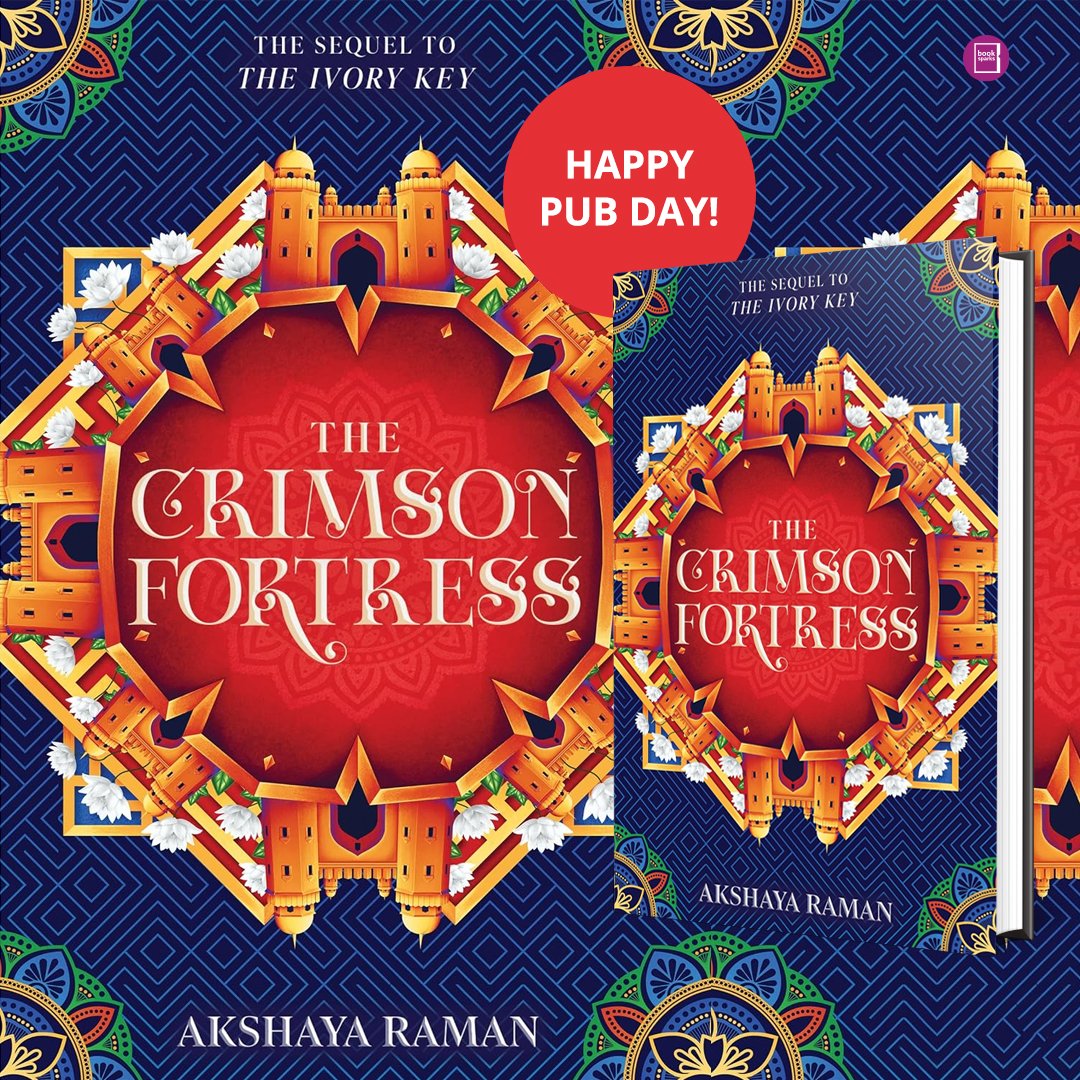 Happy Pub Day to The Crimson Fortress by Akshaya Raman! @akshraman Order Now!🎉 bookshop.org/p/books/the-cr…