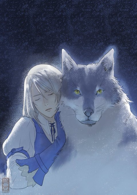 「long hair wolf」 illustration images(Latest)
