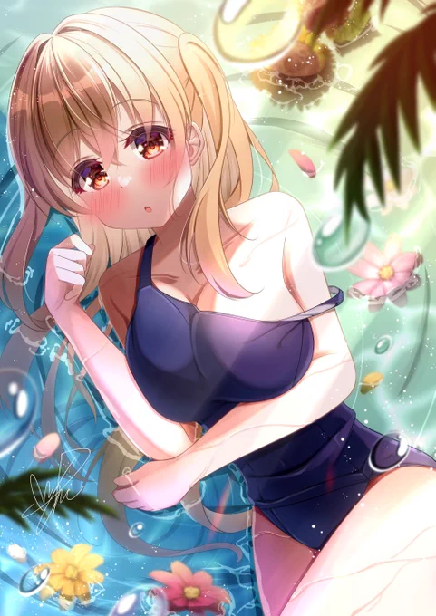 小春ちゃんおめでとーございます!誕生日なので水着です(?)#海凪小春生誕祭2023#slowloop 