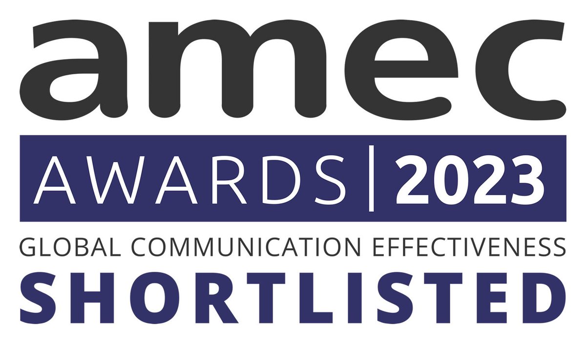 Looking forward to the #amecawards this week. We are up for small measurement consultancy of the year