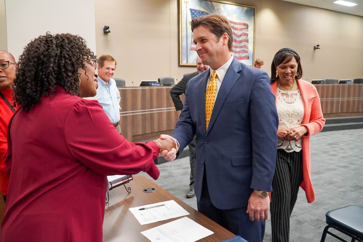 Congratulations to Joel Bryan, the newest member of the #BryanISDBoardOfTrustees, serving in the At-Large Place 6 position. Today, the board canvassed the Nov. 7 election results, making them official. Dr. Julie Harlin will continue serving on the board in the SMD 2 position.
