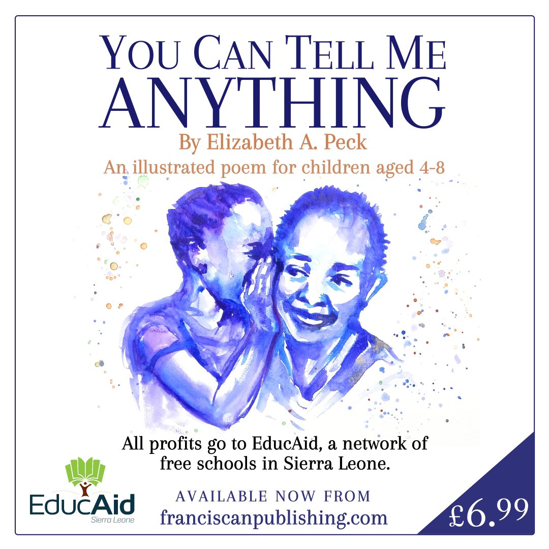 ‘You Can Tell Me Anything’ - a beautiful new book, written to help parents/carers respond to two fundamental and universal longings in children: to be known and to be loved. Thank you to @curt_thompsonmd for inspiring this! All profits go to @EducAidSL franciscanpublishing.com/books/caritate…