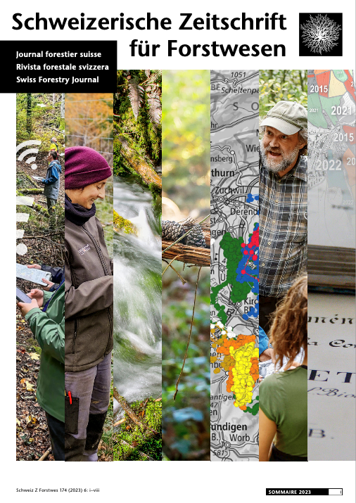 Der Jahrgang 174 im Überblick:
Die bewährte Jahreszusammenfassung mit allen Artikeln aus 7 Ausgaben der Schweizerischen Zeitschrift für Forstwesen #SZF ist online. <a href="/SZFJFS/">Schweizerische Zeitschrift für Forstwesen</a>
2023: forstverein.cmsbox.ch/authenticated/…
alle Verzeichnisse seit 1999: forstverein.ch/de/zeitschrift…