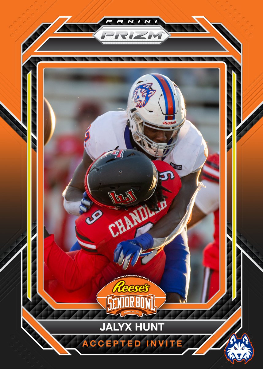 🚨OFFICIALLY ACCEPTED! DE/LB Jalyx Hunt @jalyx_hunt from @HCUFootball has accepted his invitation to the 2024 Reese's Senior Bowl!!! 😎 #DawgsUp #TheDraftStartsInMOBILE™️ @JimNagy_SB @PaniniAmerica #RatedRookie