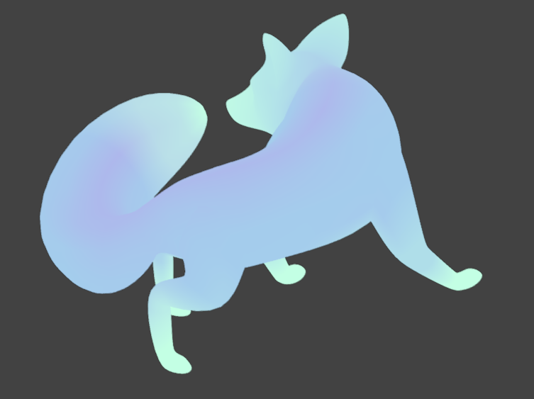 Cute fox spirit that i made for my little demo in ue5