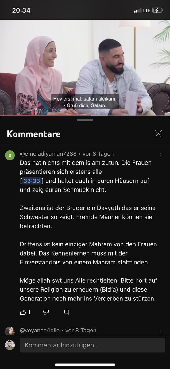 Echtzeitreise's tweet image. Die Sendung #HalalDating der #datteltaeter kommt beim Publikum eher mäßig an. @funk @alex_kintzinger