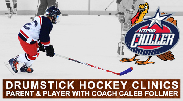 Register today for our Drumstick Parent/Player clinic! This is a great and unique opportunity to practice hockey drills along with your youth player! ow.ly/Ai0z50Q7CIt