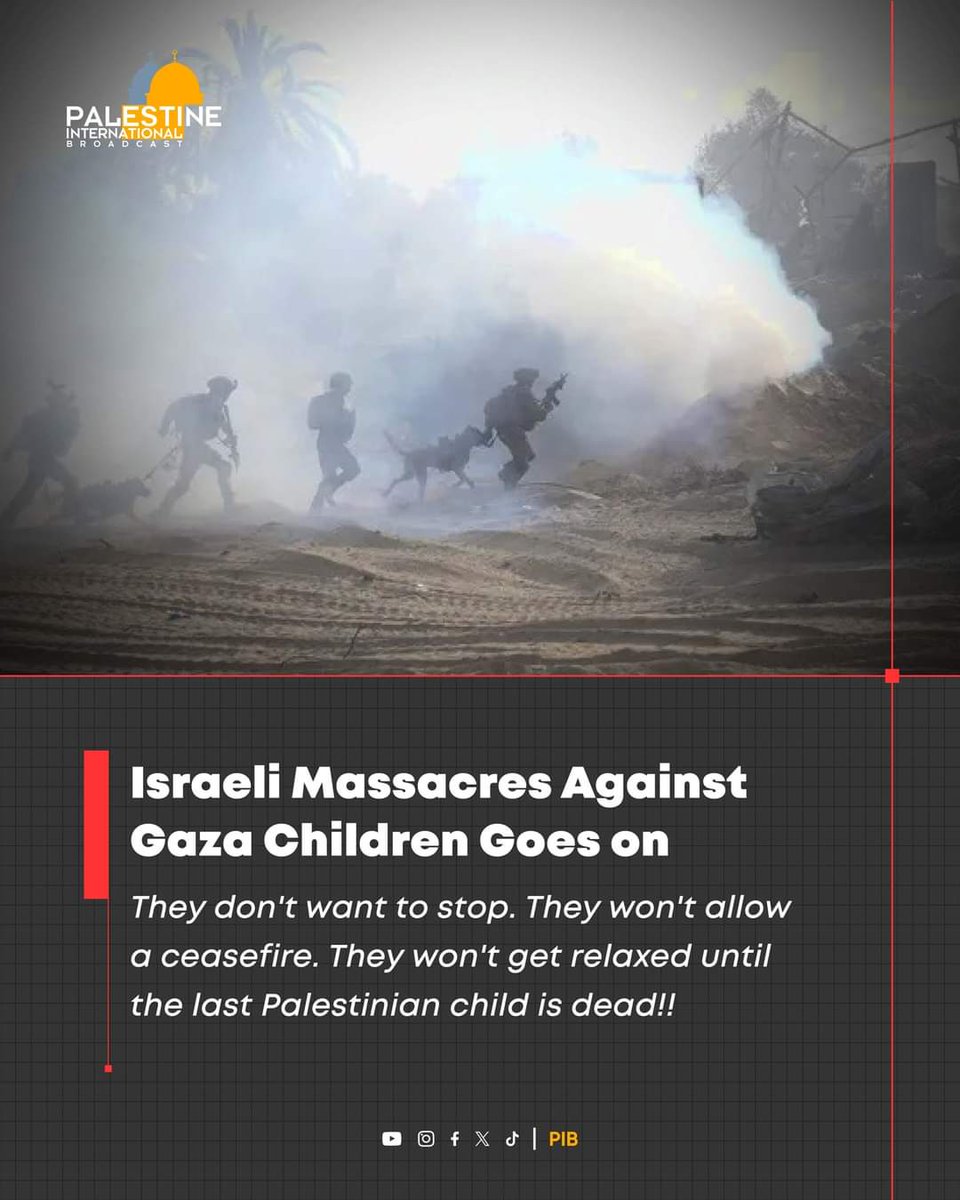 Israeli Massacres Against Gaza Children Goes on

They don't want to stop. They won't allow a ceasefire. They won't get relaxed until the last Palestinian child is dead!!
 #GazaGenocide #ceasefireInGazaNOW #ChildrenLivesMatter