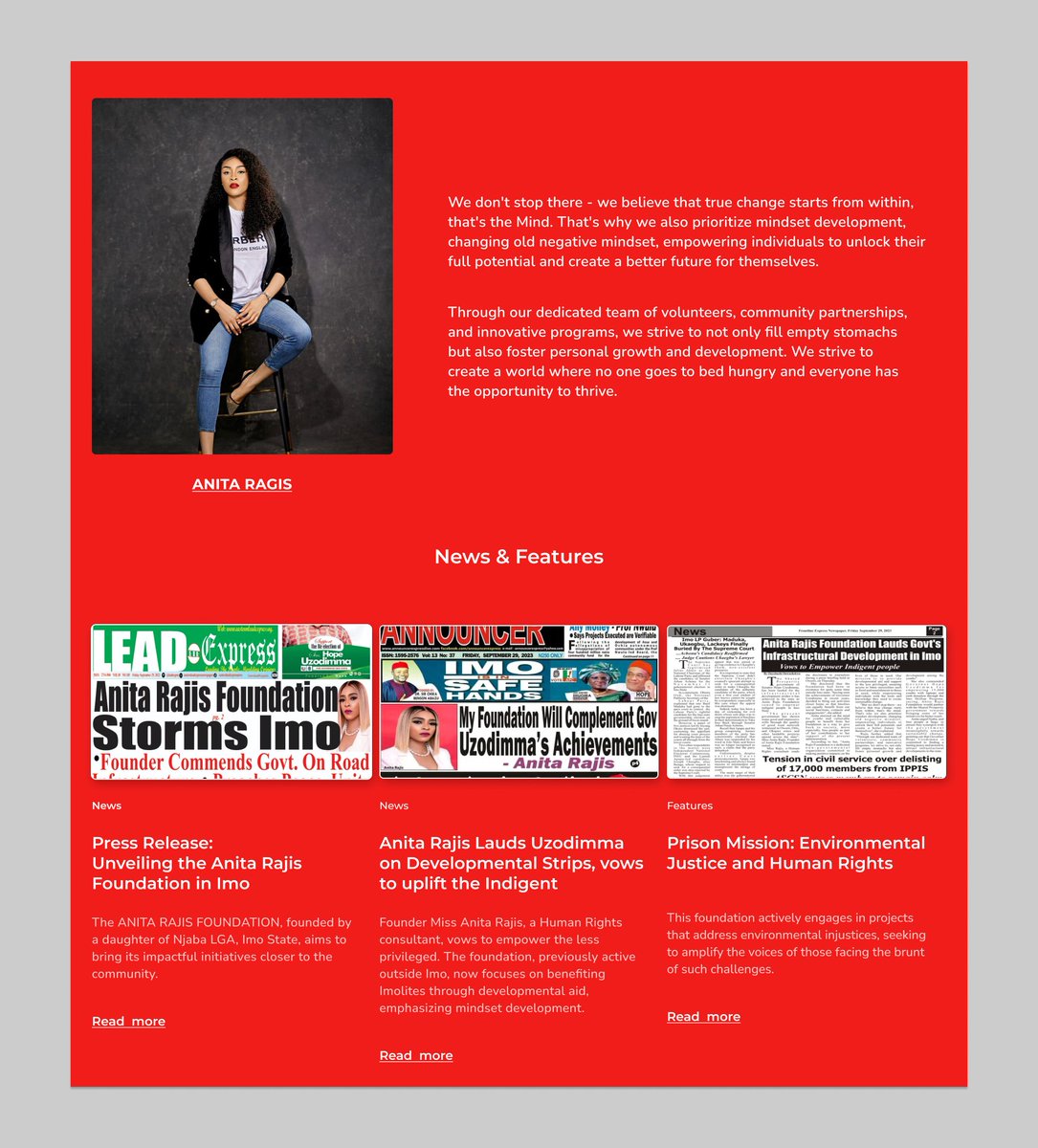 A1doSanche3's tweet image. Hey guys 👋🏾,

So here&apos;s my #WIP, a client&apos;s (NGO) website &amp;amp; it&apos;s now ready for development. 🌐 🚧

Feel free to comment your thoughts please.💡

#nocodedev #productdesign #ui #ux #buildinpublic