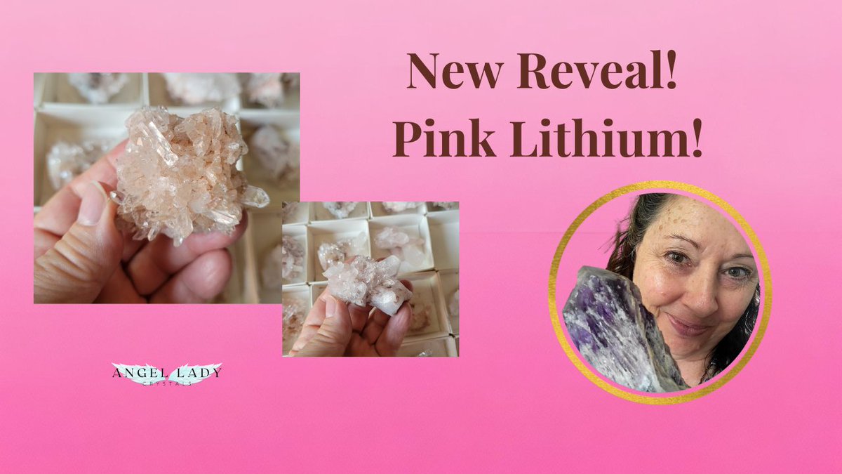 AngelLadyTM's tweet photo. New Reveal! Pink Lithium Quartz Clusters https://t.co/JatM6LumWB via @YouTube https://t.co/CmHNwXrfZ6