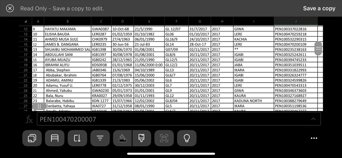 Abdool85's tweet image. Kaduna  State Pension Bureau has released the Second list of Accrued Rights Beneficiaries in the Contributory Pension Scheme of 189 Pensioners and families of Deceased. 

Please see the full list of names of beneficiaries below 👇