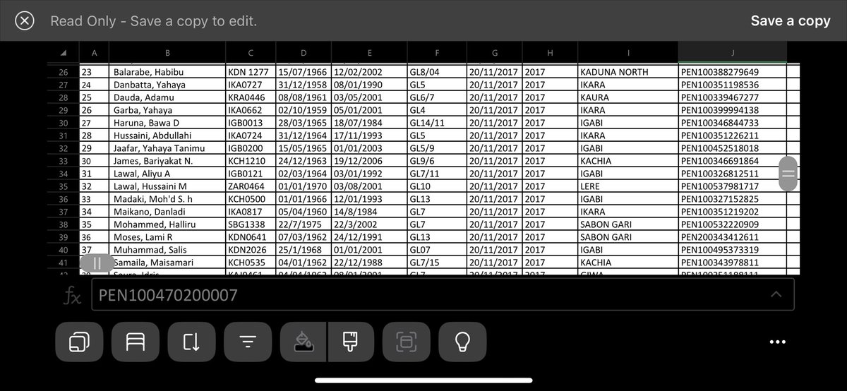 Abdool85's tweet image. Kaduna  State Pension Bureau has released the Second list of Accrued Rights Beneficiaries in the Contributory Pension Scheme of 189 Pensioners and families of Deceased. 

Please see the full list of names of beneficiaries below 👇