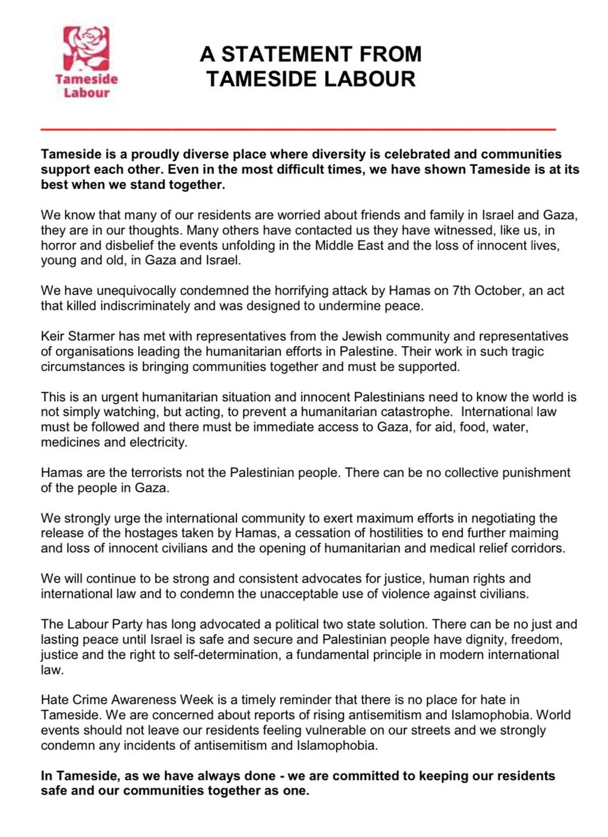 Tameside Labour tweet media