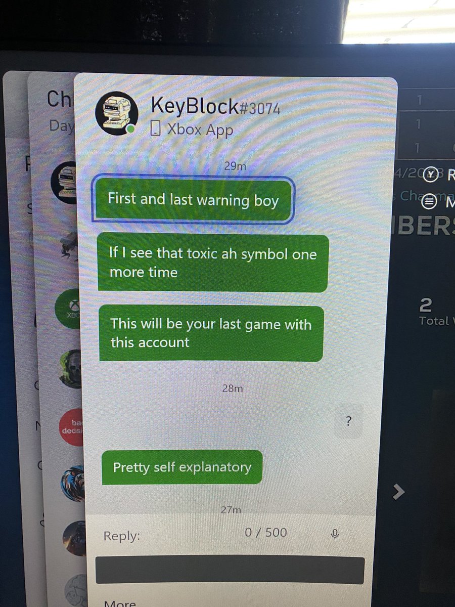 Davidnutt19's tweet photo. Wow what a super toxic player @PlayStation “Tropical_flavor7”
Creates a xbox dummy account just to harass other players 
I do not even know what this dude was talking about with a symbol? Its just a Detroit Tigers logo 
If anyone runs into this guy watch out #MLBTheShow23 https://t.co/9OefCSE4qL