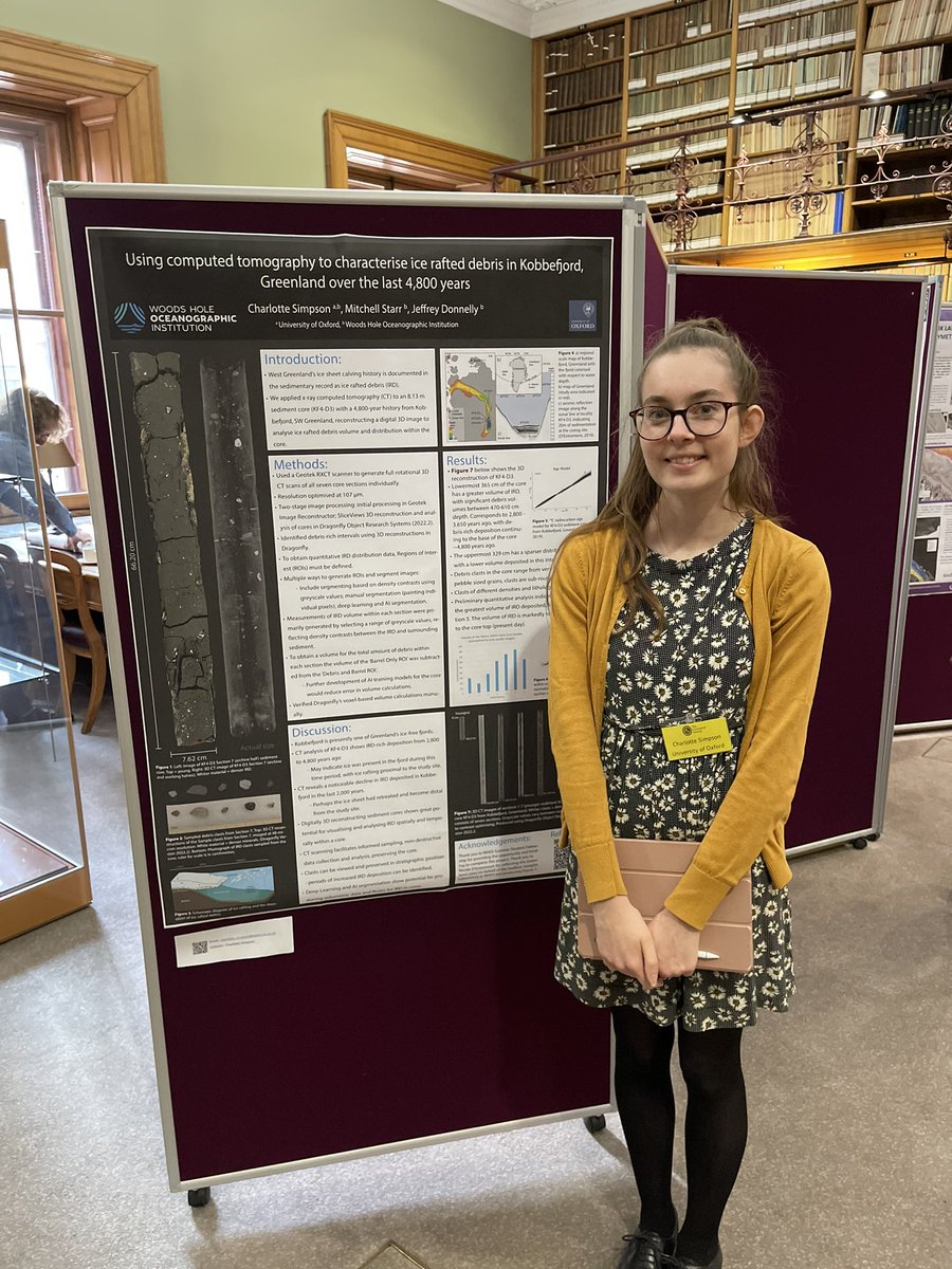 xcharlottems's tweet image. Had a great time yesterday @GeolSoc’s Digital Geoscience Conference showing my summer research (@WHOI) poster on using CT imagery to visualise/analyse ice rafted debris in sediment cores. 
It was a very informative day with many interesting talks and posters!

#DigitalGeoscience
