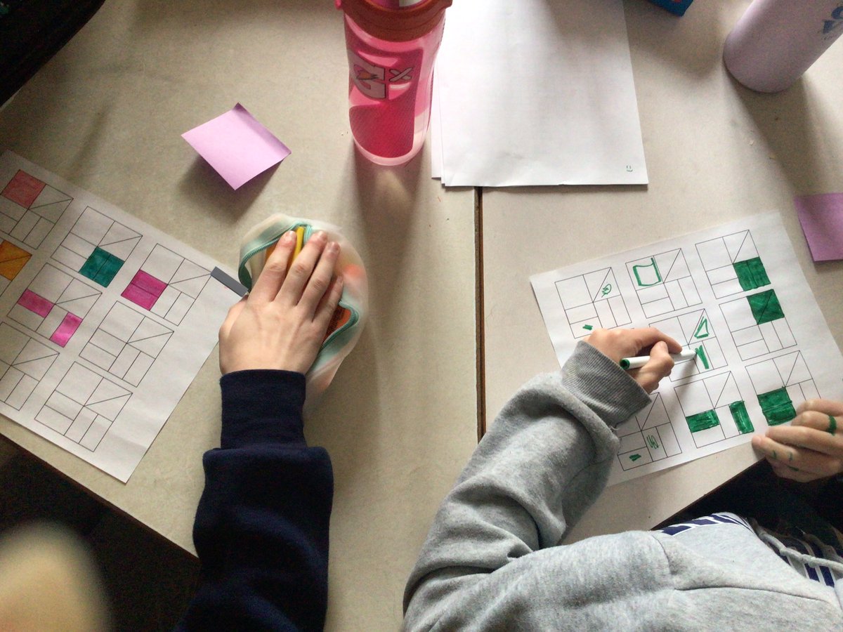 Erika Swinemer (@eswinemer) on Twitter photo How many ways can you show one quarter? Gr 7 Ss @LeslieThomasSch used a fraction square to shade 1/4 as many different ways as they could. One question that led to lots of rich conversations. #HRCEMath <a href="/FractionTalks/">Fraction Talks</a> How many ways can you show one quarter? Gr 7 Ss @LeslieThomasSch used a fraction square to shade 1/4 as many different ways as they could. One question that led to lots of rich conversations. #HRCEMath <a href="/FractionTalks/">Fraction Talks</a>