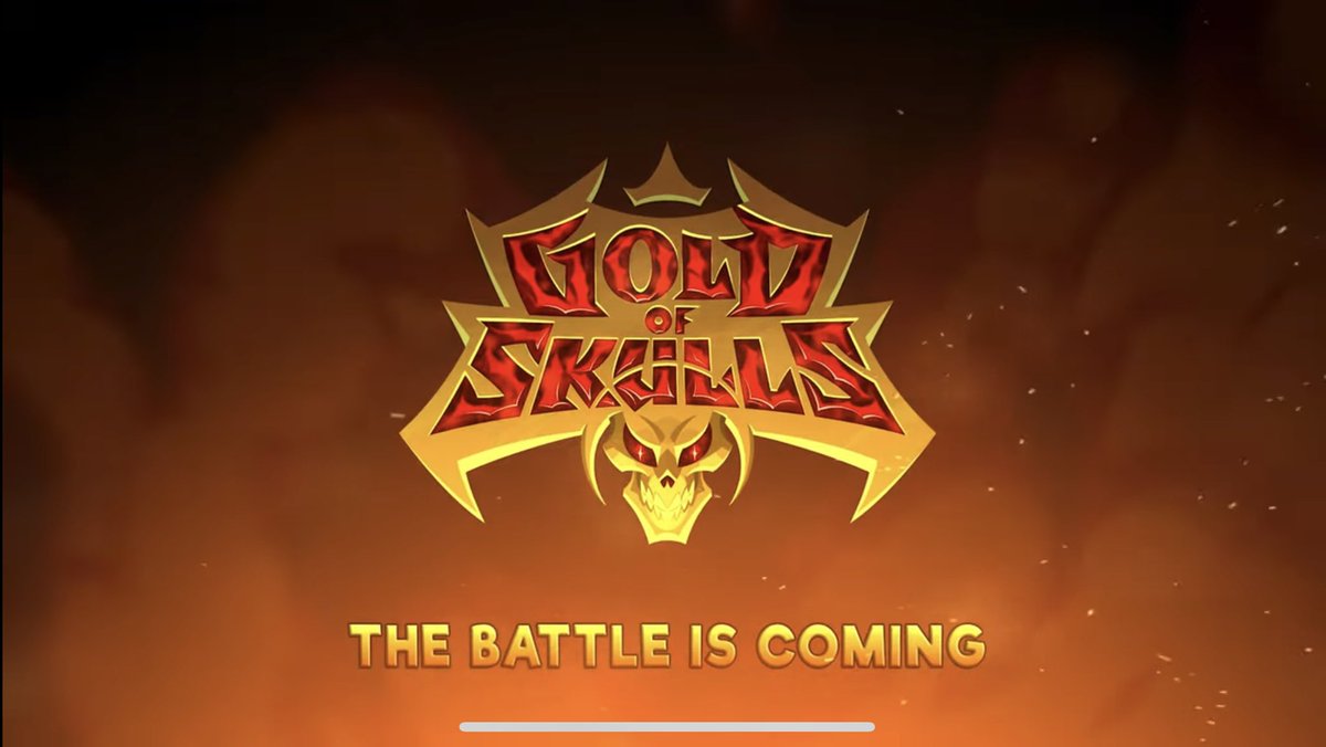 Big day for Skulls @Crypto_Skulls 💀 good things come for those with long term conviction! 🔥

Checkout the trailer for the historical nft game ⬇️ #goldofskulls born in 2019 👀🔥 #nfts we are BACK 💀RT the main tweet and join the discord if you want to win a OG skull💀 ⬇️