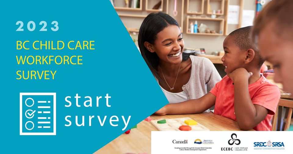 Today, November 14th is the last chance to have your voice counted in the BC Child Care Workforce Survey - fill it in today! As this may be our last survey we really want to hear from as many professionals as possible! ca1se.voxco.com/SE/?st=HtS4cPA…