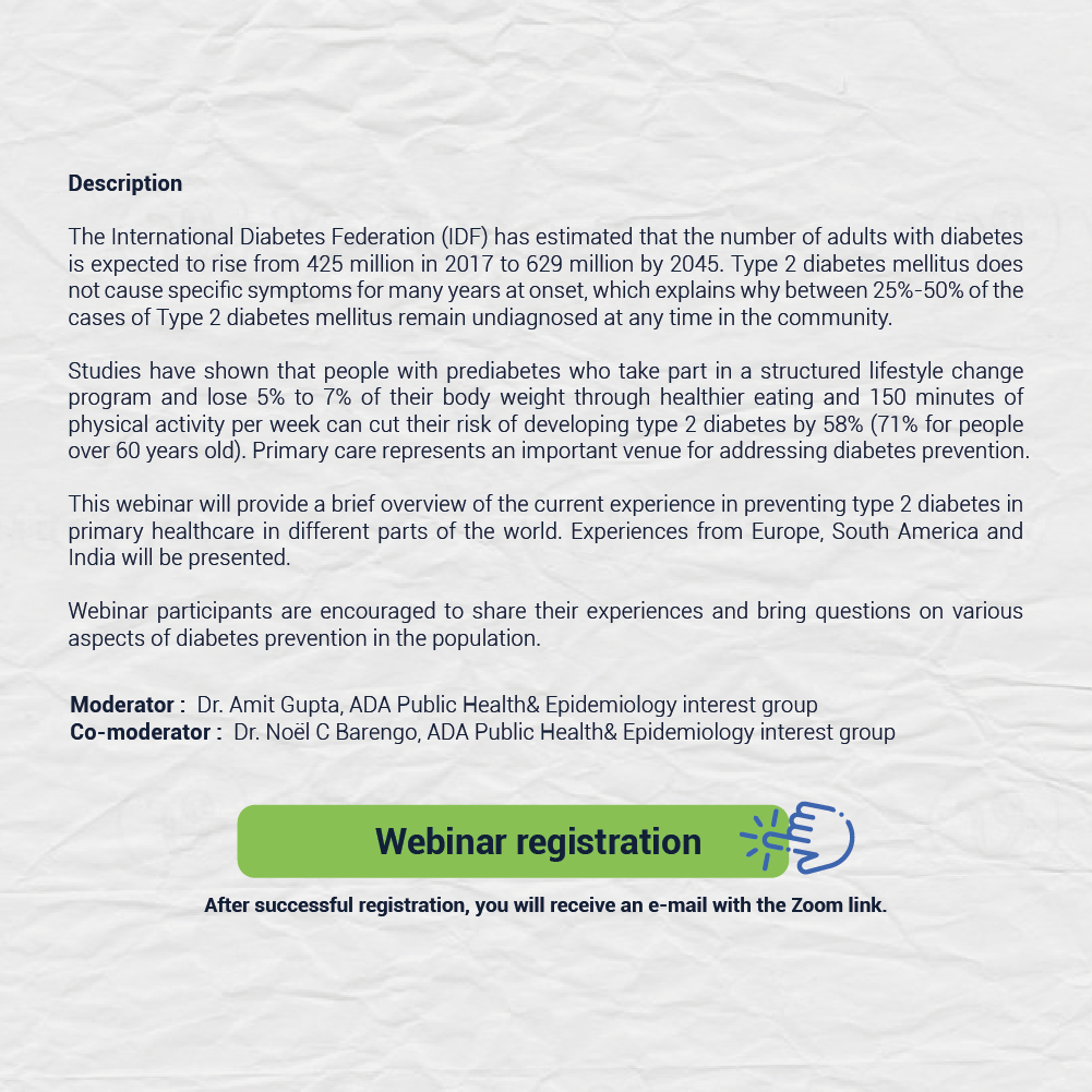 ¡Hoy es el Día Mundial de la Diabetes! 💙Juntos podemos cambiar el rumbo de la diabetes a través de la prevención, el cuidado y la educación. 💪¡Por eso te invitamos a nuestro próximo webinar!
