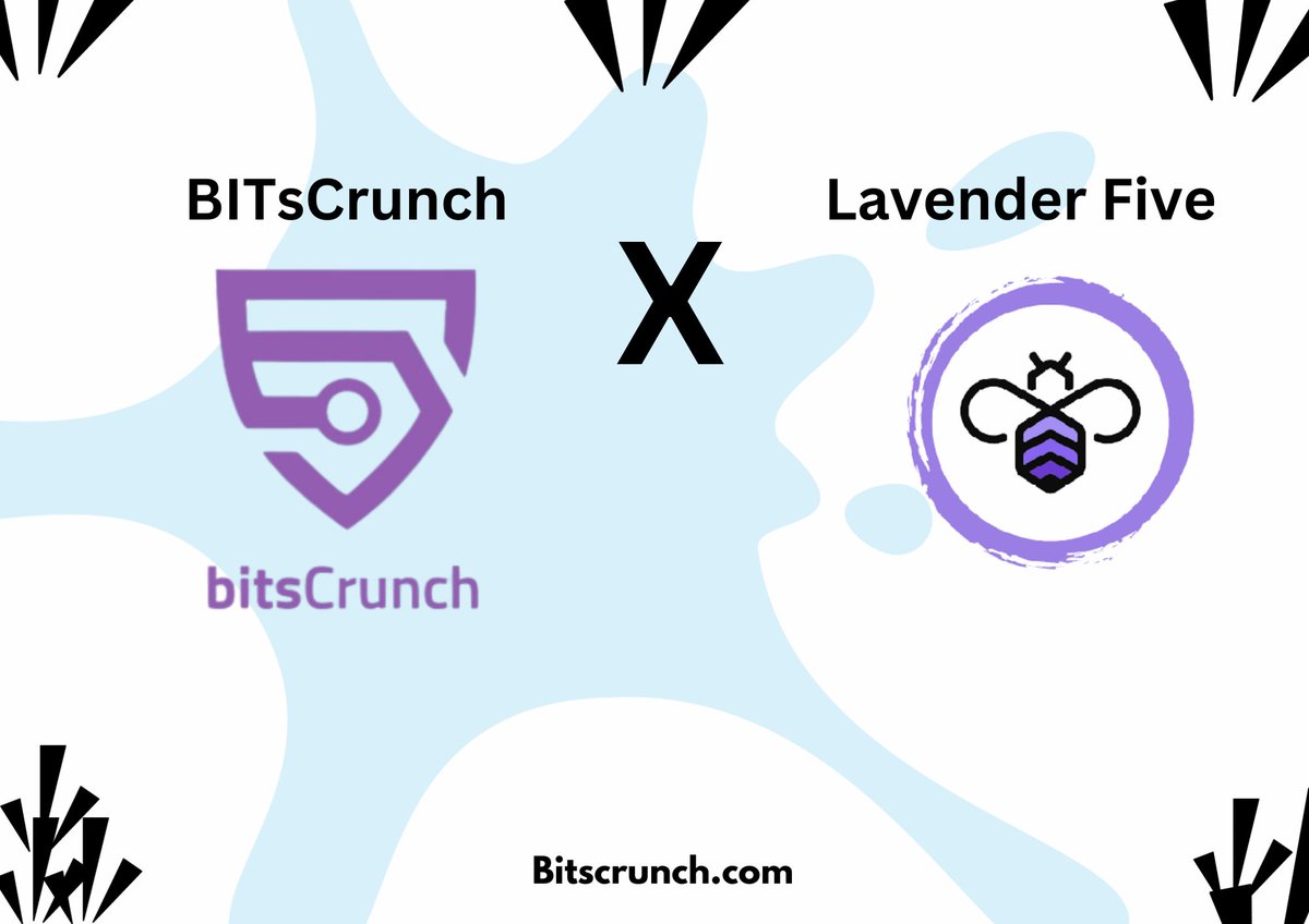 Luckytlb1's tweet image. As @bitsCrunch approaches its mainnet, another mile stone has been reached..BITsCrunch has added another node partnership with Lavender five: Lavender Five provides fast, secure, decentralized blockchain infrastructure & validation services #nodeoperator #NFT #data