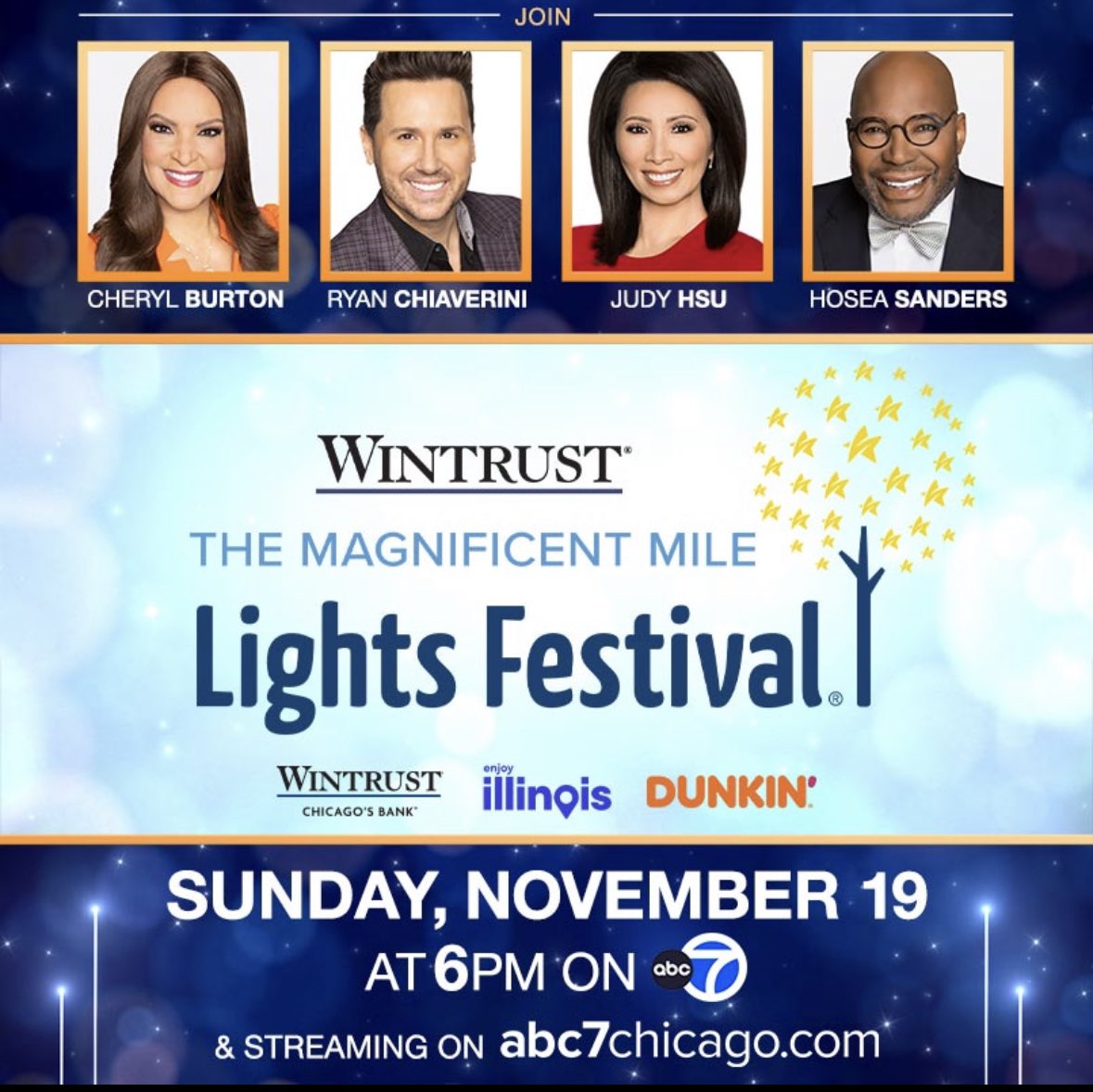 RyanChiaverini's tweet photo. Hope ya join us for the Mag Mile Lights Fest this weekend! 🎅🎄
@ABC7Chicago
@BurtonABC7
@JudyHsuABC7
#HoseaSanders https://t.co/CUqIJ8eLG7