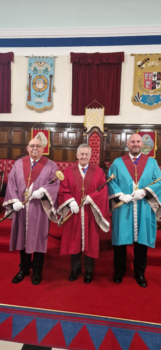 RichyEvs1981's tweet photo. It was an absolute honour and privilege to be installed as 3rd Principal of Afan Chapter No833 last night in the presence of @GSuptSouthWales and DepGSuptSouthWales. Three @Baglan6079 past masters leading Afan Chapter into its centenary year @SouthWalesRA https://t.co/yPQlTrBoSZ