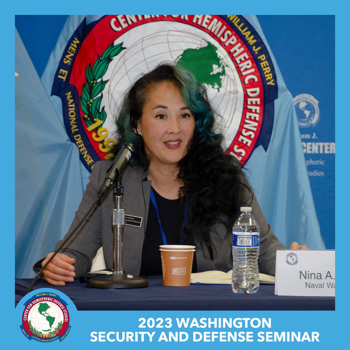 WJPerryCenter's tweet image. Our appreciation to Nina Kollars of @NavalWarCollege and J.D. Work of @NDU_EDU for an engaging discussion about cyber and artificial intelligence. We thank you for sharing your expertise with participants of #WSDS2023.