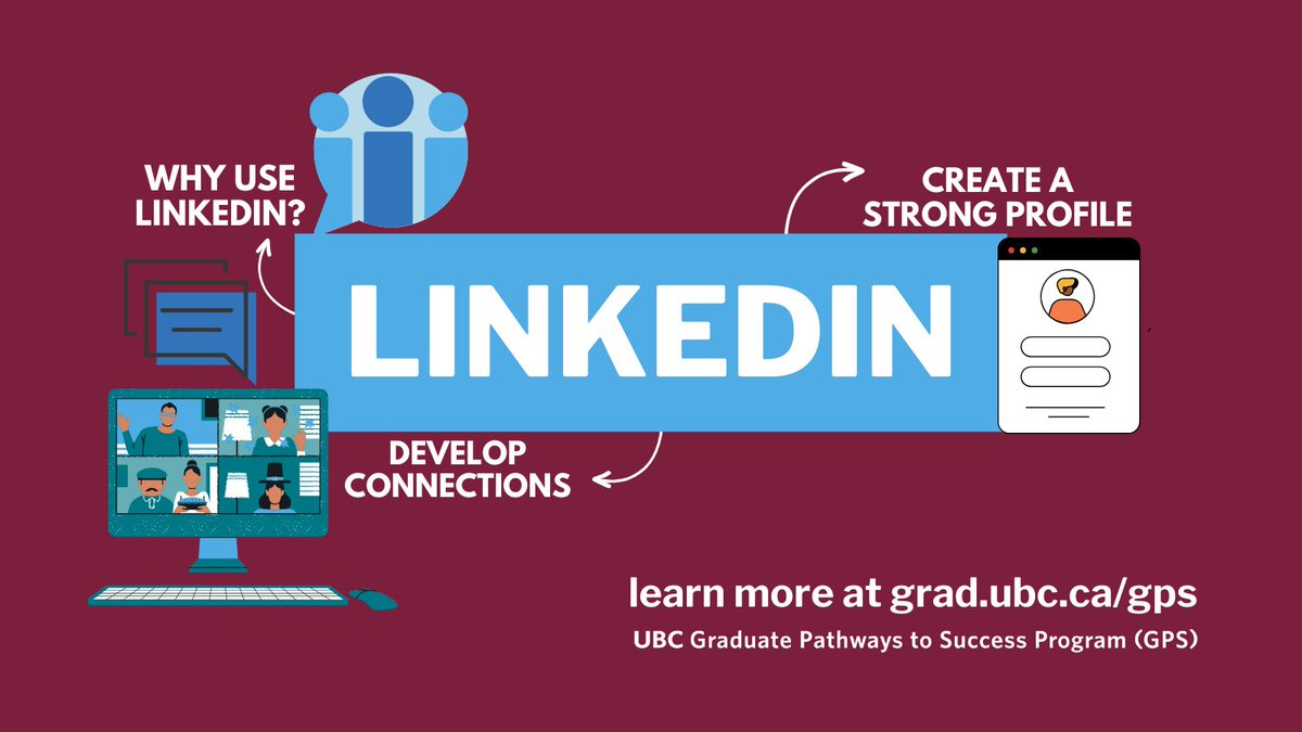 Join us for an exclusive online event at UBC, on Dec 5, 1 - 2 pm, to learn the power of Linkedin for career development. Register here: grad.ubc.ca/about-us/event…