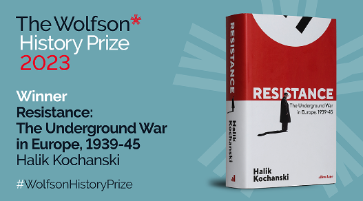DrAmandaForeman's tweet photo. Congratulations to #HalikKochanski - Winner of the 2023 @WolfsonHistory Prize for her “remarkable” history of resistance in wartime Europe entitled Resistance: The Underground War in Europe, 1939-45.
@allenlanebooks
https://t.co/gxph0oLGvS https://t.co/yMQZ0GMso1