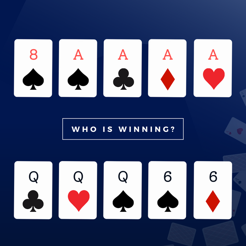 AcesPokerWA's tweet image. 👀 Four of a Kind OR Full House? Who is winning?
Answer in the comments below ⤵️ 

#MaverickGaming #MaverickNation