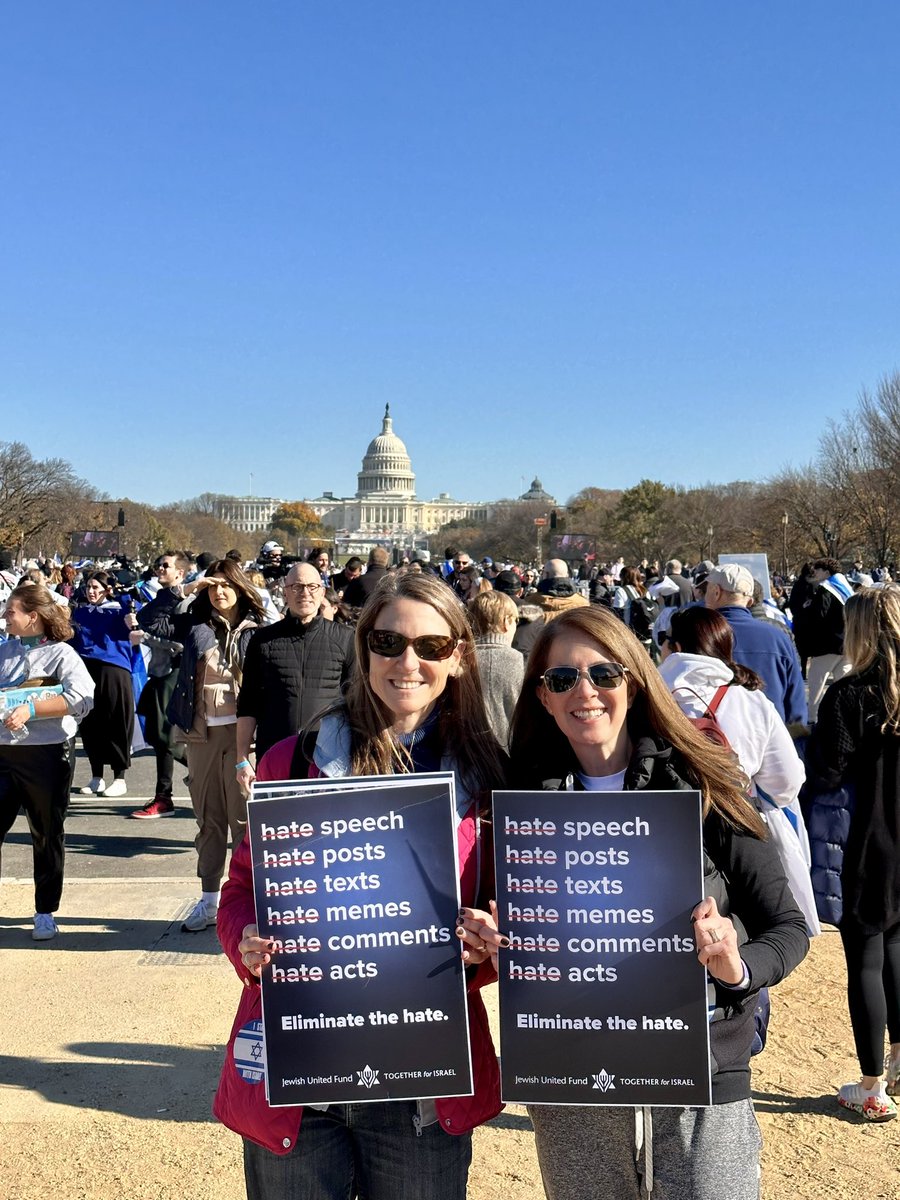 JenGGforRep's tweet image. Standing up and standing together against antisemitism