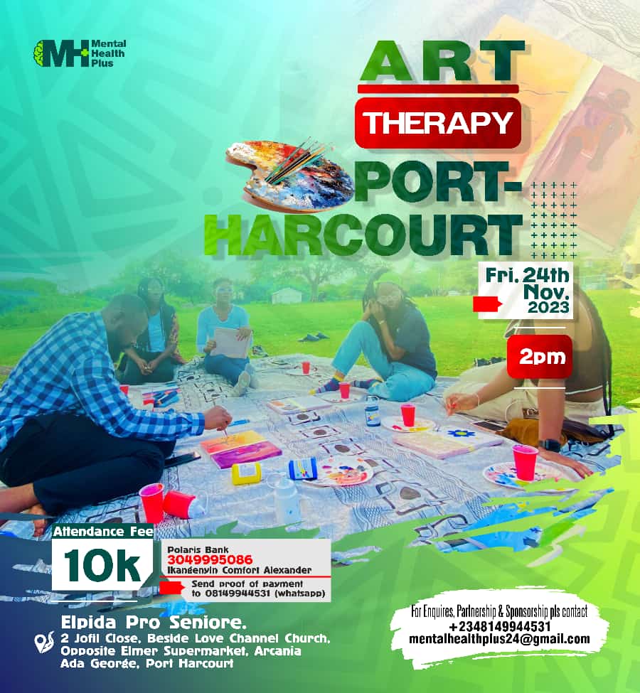 It's coming to portharcourt #therapy #arttherapy #portharcourtinpictures #cognitivetherapy