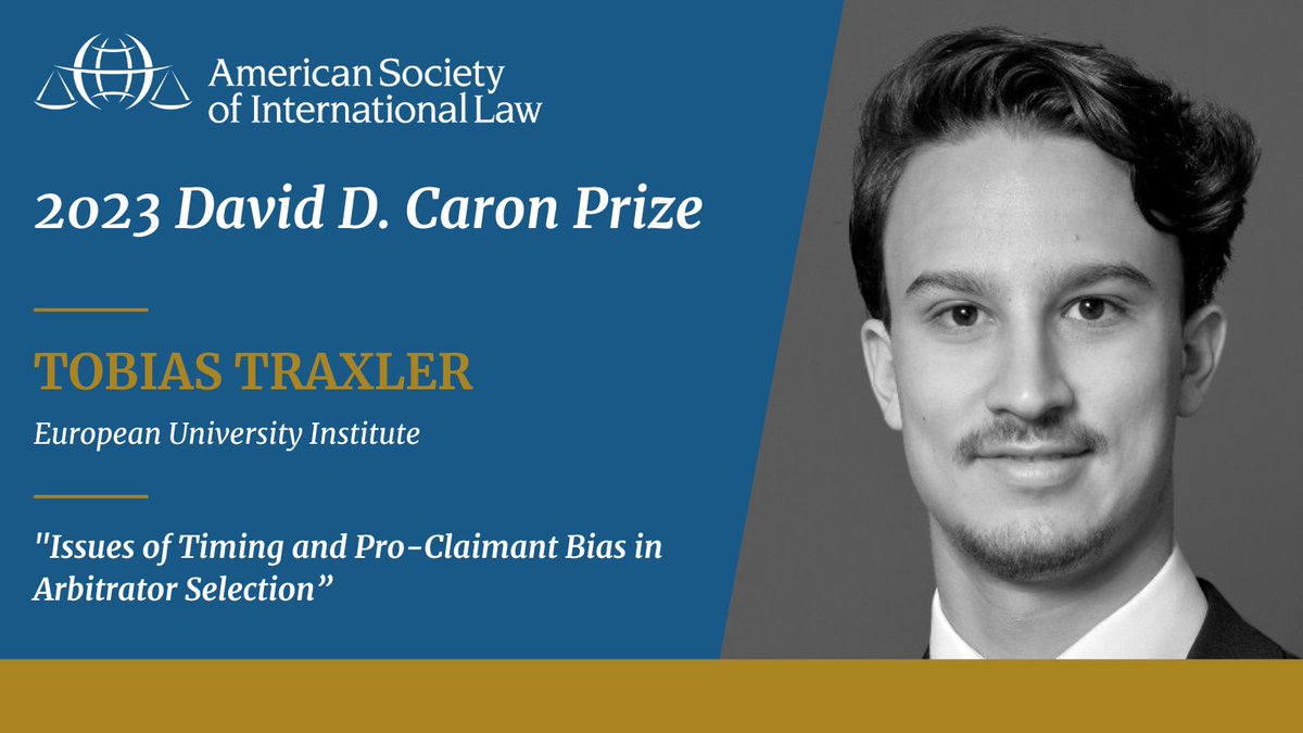 Congratulations to our 2023 David D. Caron Prize Winner! The Caron Prize is awarded to the best paper presented at the #ASILMYM Research Forum by a current student or recent graduate.