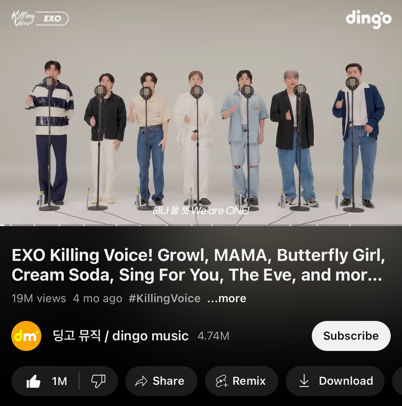 EXO-L YOUTUBE TEAM On X: "Hello @Dingo_official , Please May We.