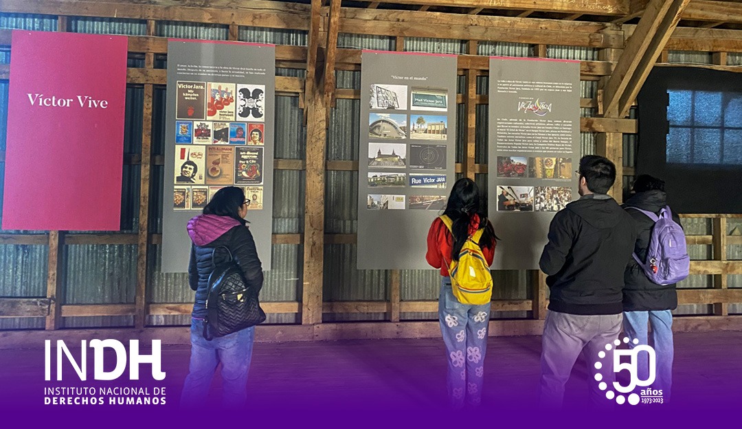 #INDHMagallanes📍realizó junto con <a href="/FundVictorJara/">Fundación Víctor Jara</a> el cierre en Punta Arenas de la exposición “Víctor Jara, el mundo gira y crea porque existe el amor”.👉lc.cx/Bp2oFY