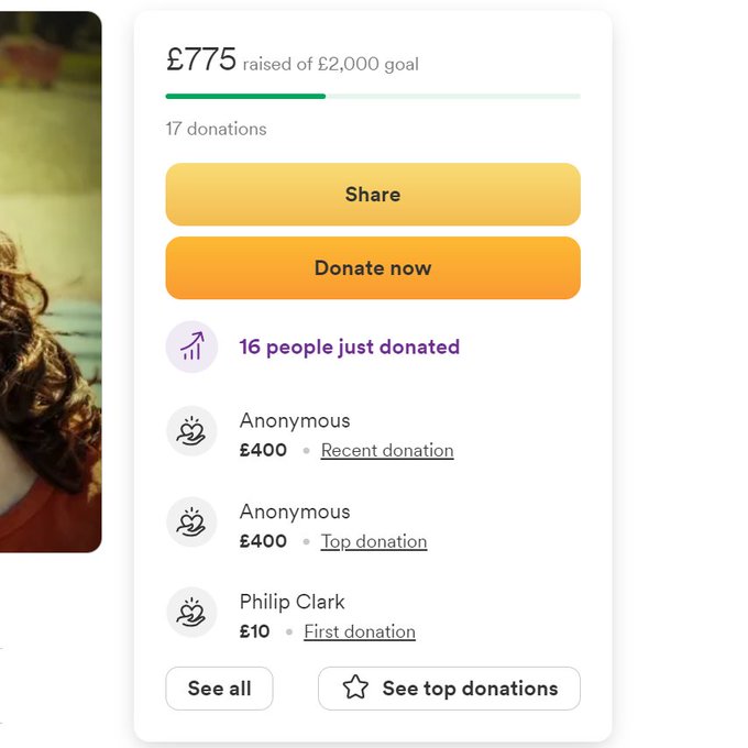 I have no idea who you are but I cannot thank you enough for your incredibly kind donation of &pound;400!!  @_AngelLady_<a href="/tag/fbf"class="tags"><span>#fbf</span></a>