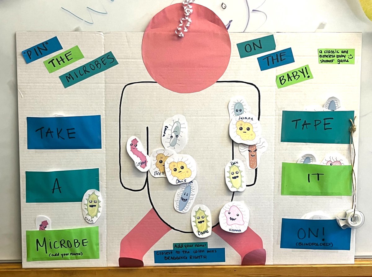 Much love to the <a href="/UVA_TUMI/">TransUniversity Microbiome Initiative</a> team and thanks to everyone who came out today to celebrate. Special thanks to <a href="/Casey_Scientist/">Casey Hoffman</a> for being the most amazing program manager and for designing what is surely the top baby shower game amongst microbiome scientists worldwide.