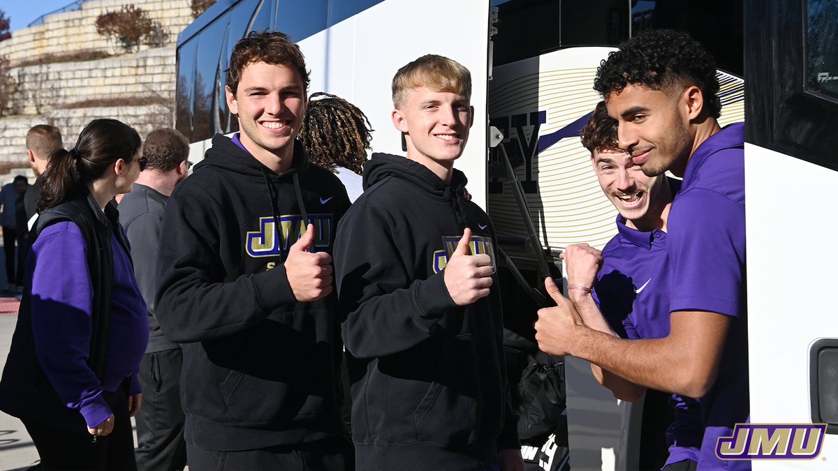 JMUMSoccer's tweet photo. Next stop, Pittsburgh!

#GoDukes https://t.co/y8RXWmkkd3