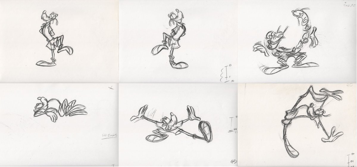 GoofyMovieDir's tweet photo. I promised @HenriekeDraws I'd dig up some Sport Goofy in Soccermania animation I'd done back in 1985! If I'm remembering correctly, it was my first professional gig. I believe I have some Beagle Boys animation roughs, somewhere.

#Goofy #Disney #animation https://t.co/sQe5xP7vaK