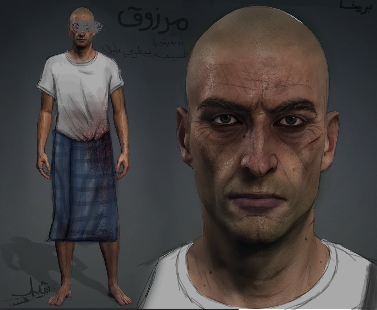 إحدى الشخصيات الرئيسية في #لعبة_بريخا التي قمت بتصميمها. رأيكم مهم، ماذا يمكن أن نضيف إلى الشخصية لتصبح مميزة أكثر؟