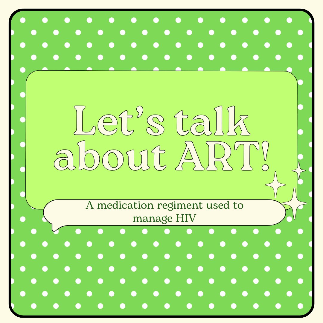 Let's talk about ART, a medication regimen used to manage HIV. (1/10) #hiv #hivpositive #plwh #antiretroviraltherapy