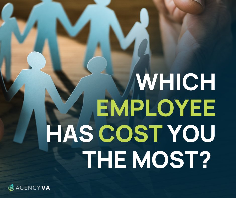 Are you wondering which employee has cost you the most and which employee does the most? 🤔💸 

Stay on top of your insurance game with Agency VA. Contact us now to learn about our industry leading tracking software &amp; virtual insurance assistants!

agencyva.com/contact/?utm_s…