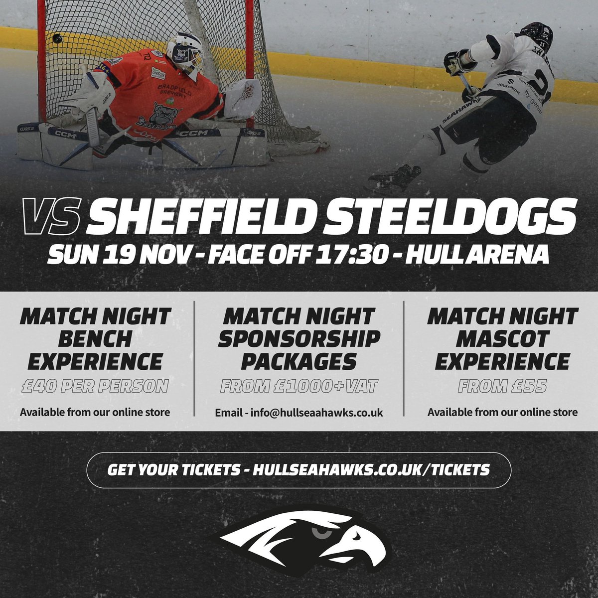 𝗣𝗔𝗖𝗞𝗔𝗚𝗘𝗦 𝗧𝗛𝗜𝗦 𝗪𝗘𝗘𝗞𝗘𝗡𝗗 🦅

Get yourself involved, check out our match night packages this weekend! 

🔗 - buff.ly/46GTG6c