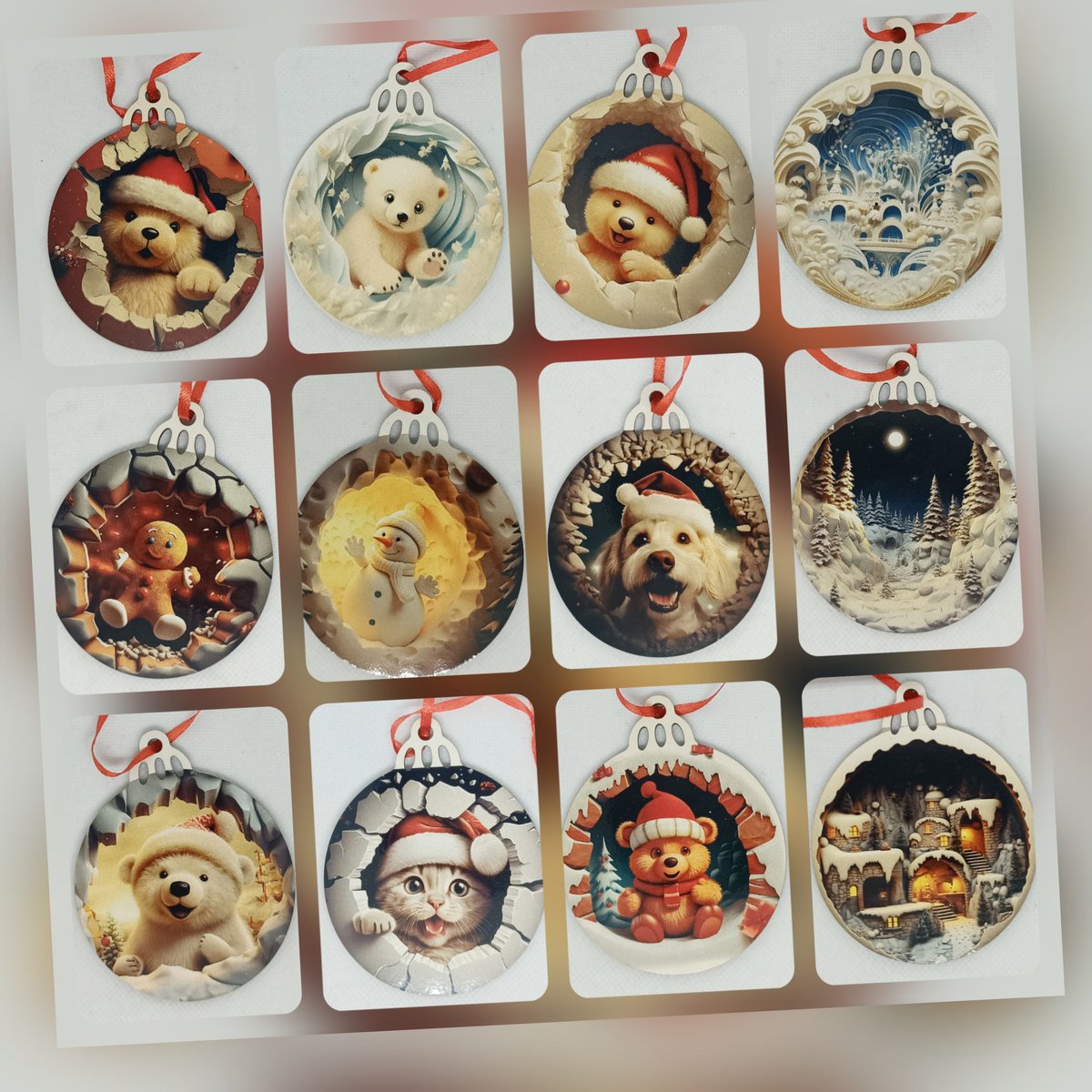 PeronetC's tweet photo. Suspensions en bois sublimé pour votre sapin de Noël 🎄.
#sublimation #Christmas #ChristmasTree #sapindenoel #sapin #Noel https://t.co/sqONzEj6Rv