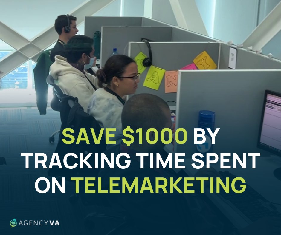 Did you know you could save $1,000s? Track time spent on telemarketing to unlock major savings.

Stay on top of your insurance game with Agency VA. Contact us now to learn about our industry leading tracking software &amp; virtual insurance assistants!

agencyva.com/contact/?utm_s…