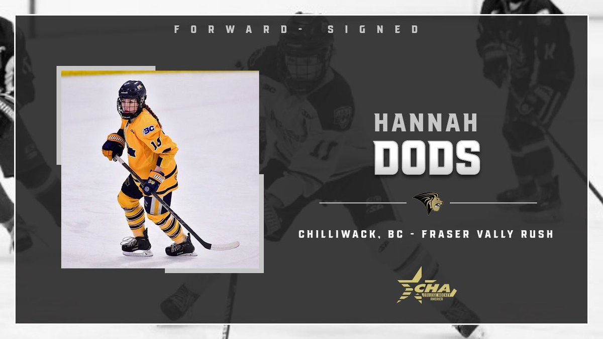 LU_Hockey's tweet photo. It’s official!! Super excited to welcome Hannah Dods as part of our incoming 2024 class!!🦁✍🏼

🏒Forward
📍Chilliwack, BC https://t.co/1reRPHY1tn